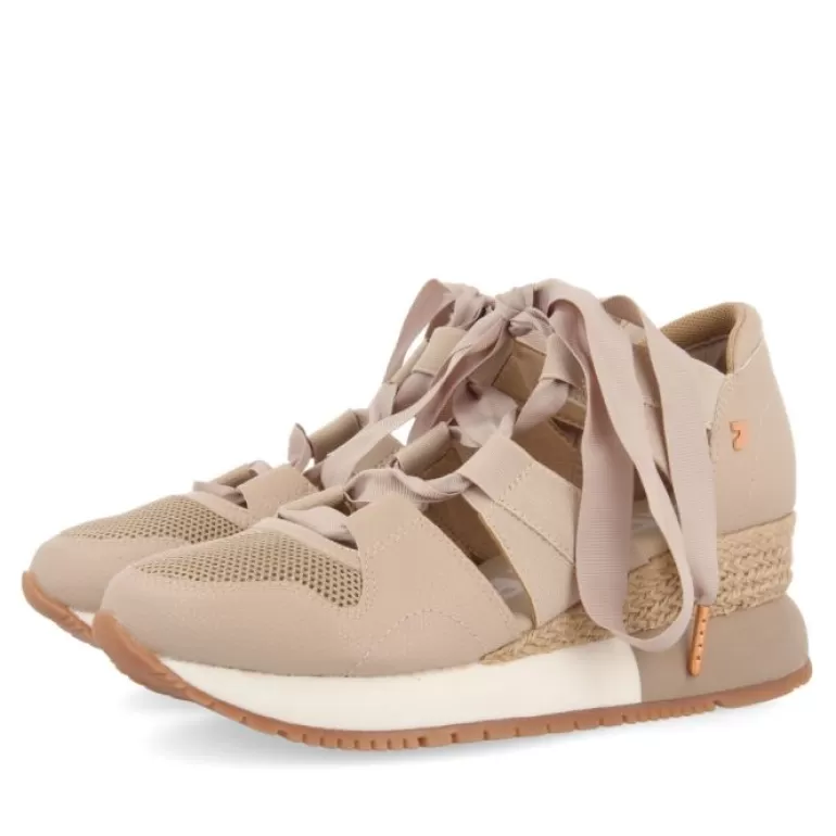 Gioseppo Sneakers*Beige Espadrille Sneakers For Women Lizarda