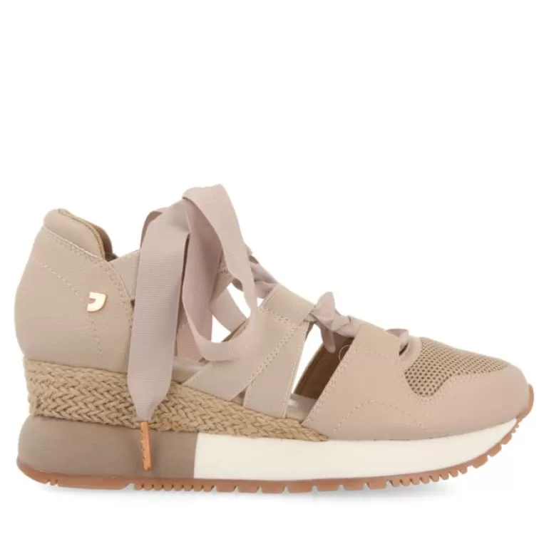 Gioseppo Sneakers*Beige Espadrille Sneakers For Women Lizarda