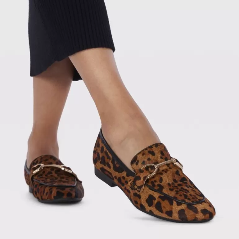 Gioseppo Loafers*Dupree Women'S Leopard-Print Moccasins