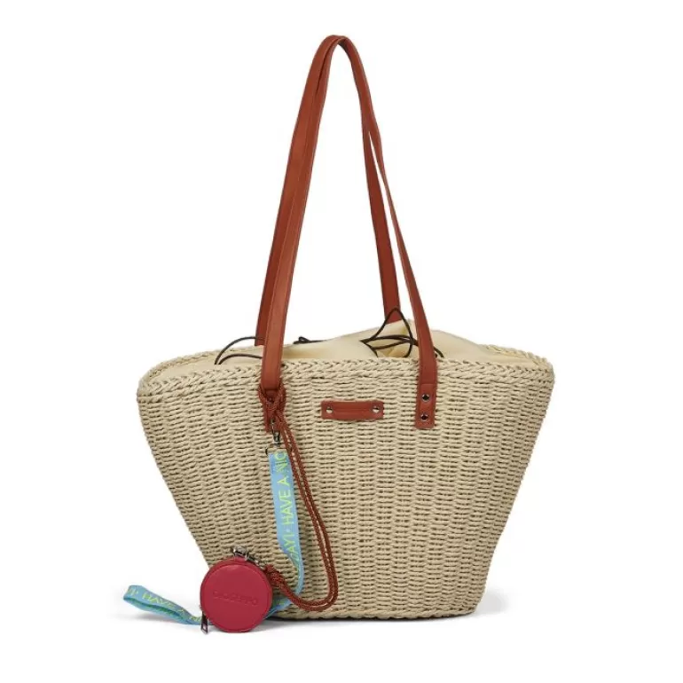 Gioseppo Tote Bags*Glenic Women'S Undyed Raffia Straw Bag