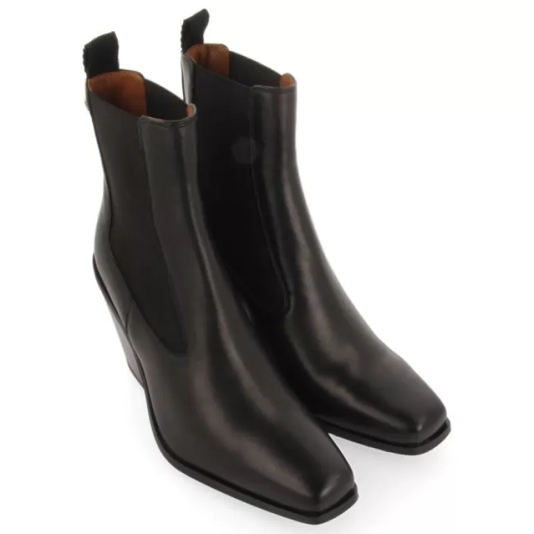 Gioseppo Boots & Ankle Boots*Haiming Women'S Cowboy Boots With Side Elastics And Square Toes